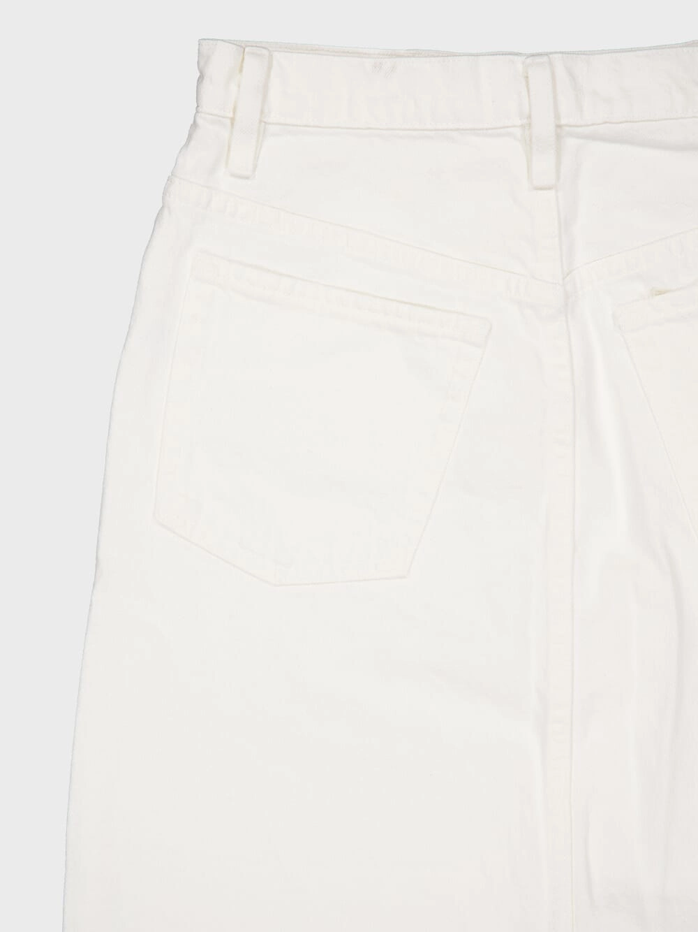 Raw Hem Midaxi Skirt