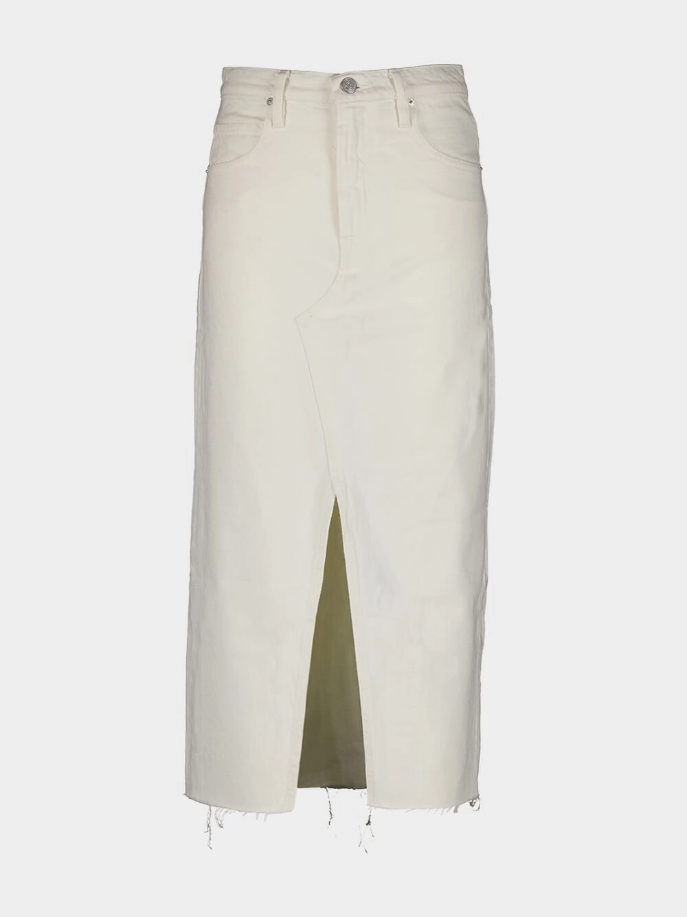 Raw Hem Midaxi Skirt womens slacks clearance