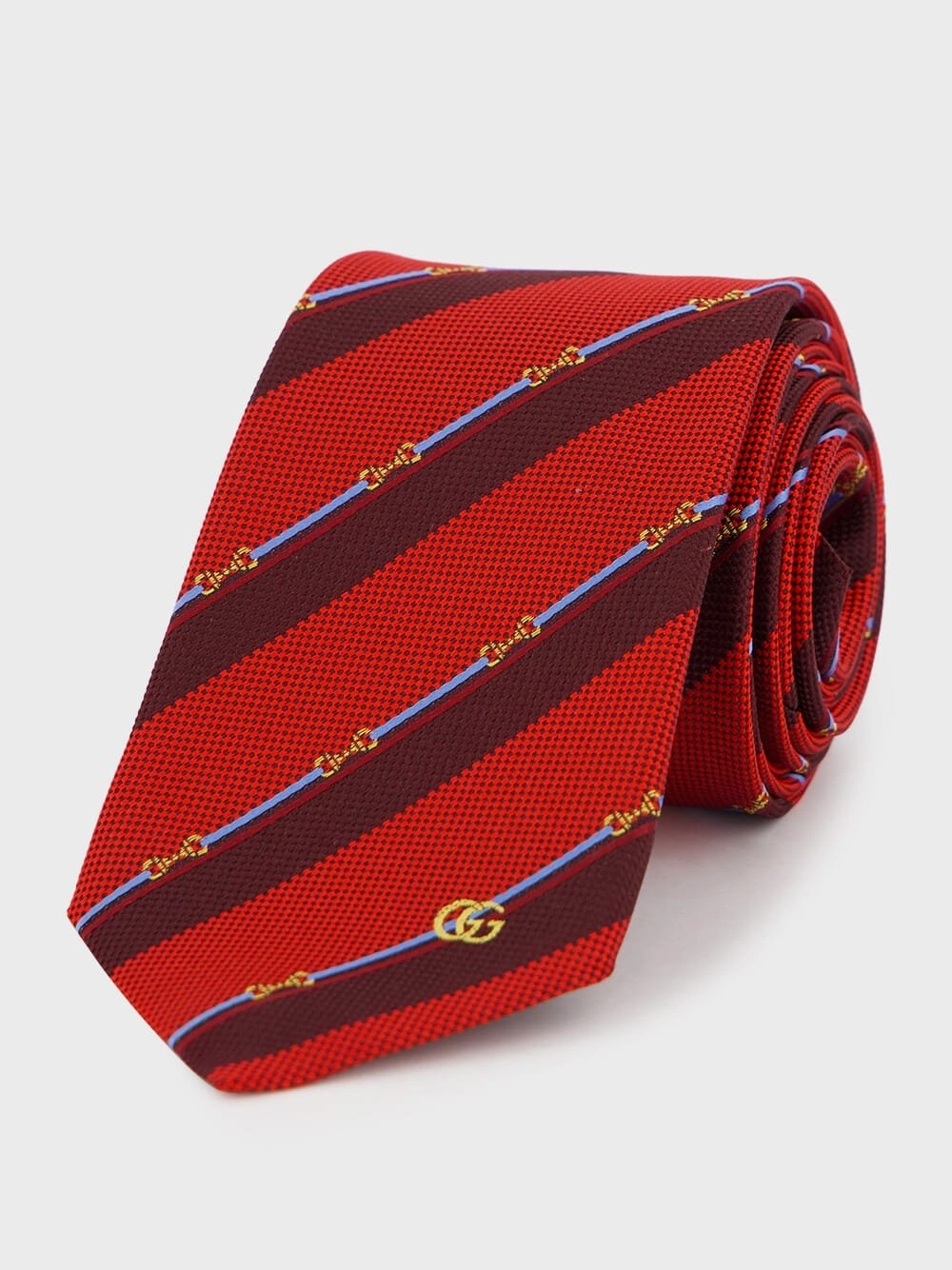 Red Horsebit Silk Tie Suits Mens - men's suits outlet
