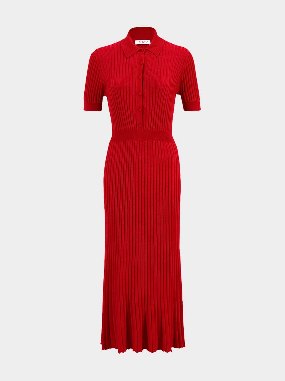 Red Topaz Amor Knit Midi Dress Knitwear Womens - women's knitwear cheap