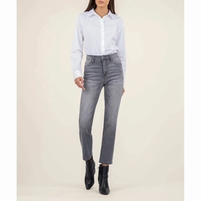 Reese High Rise Ankle Jean In Grey womens trousers outlet