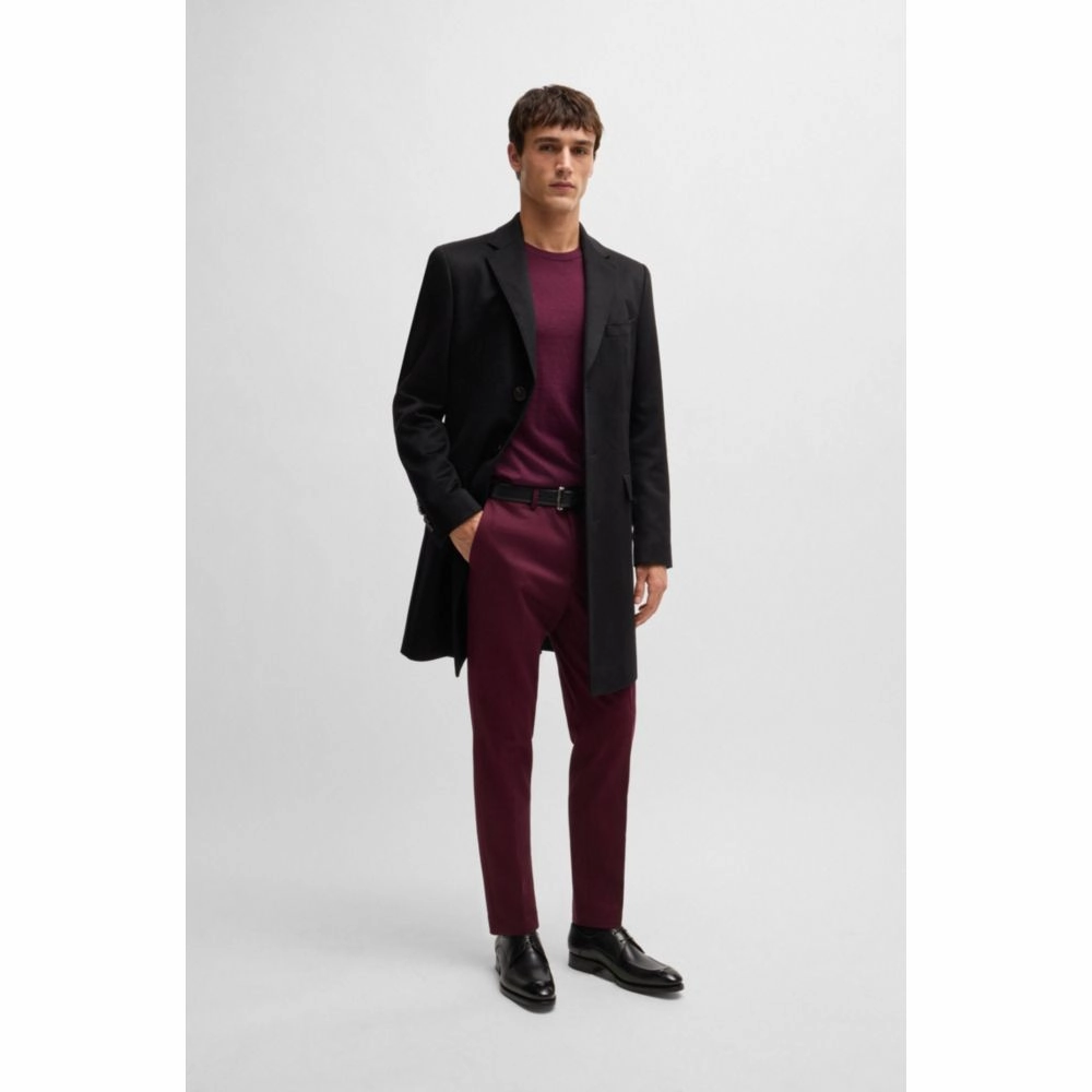 Regular-fit sweater in cotton and cashmere