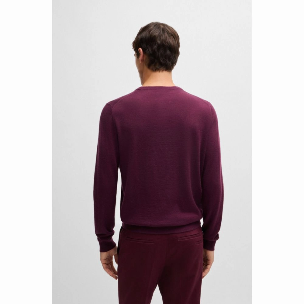 Regular-fit sweater in cotton and cashmere