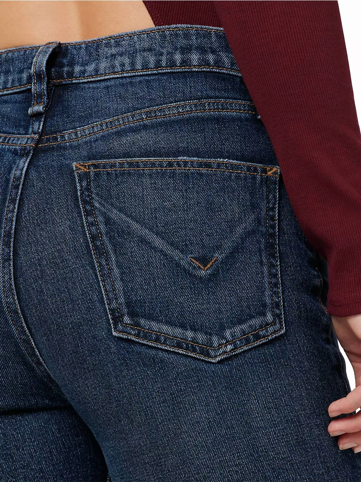 Remi High-Rise Straight Jeans In Terrain