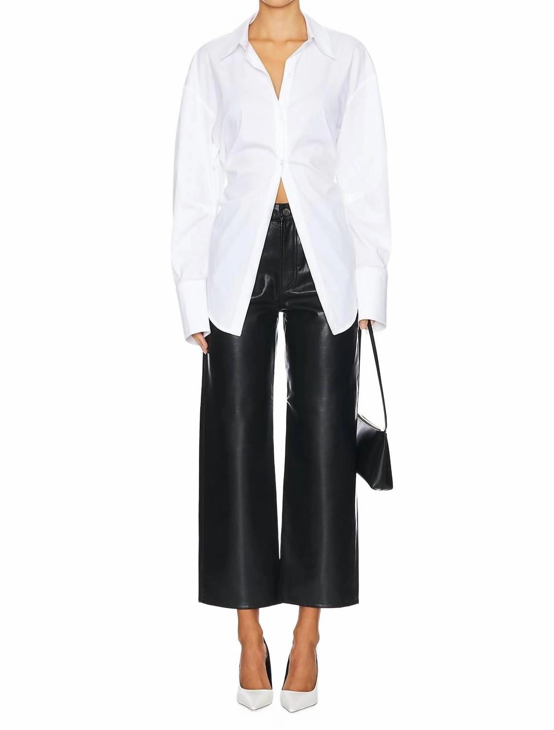 Ren High Rise Straight Pants In Detox womens parachute pants cheap