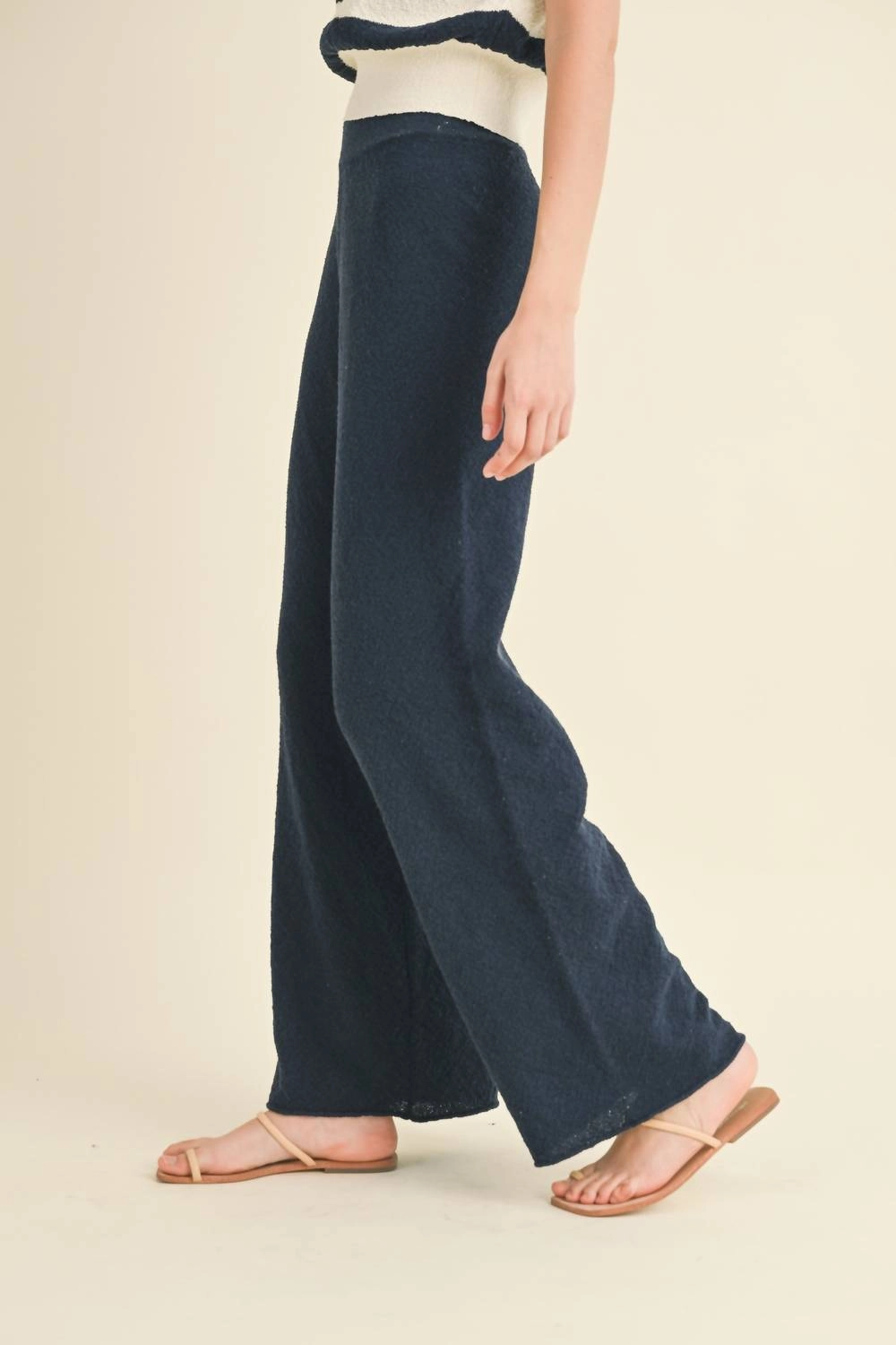 Renee Knit Pants In Navy