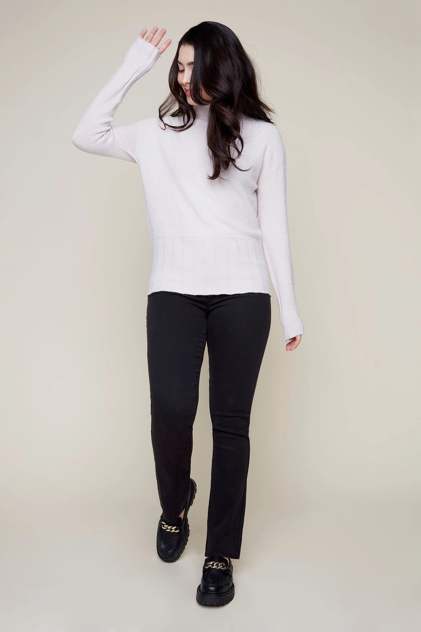Renuar Sweater - R6918 Oyster