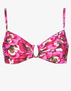 Revelation Underwired Bikini Top - Pansy Pink Swim Womens - sport swimwear clearance