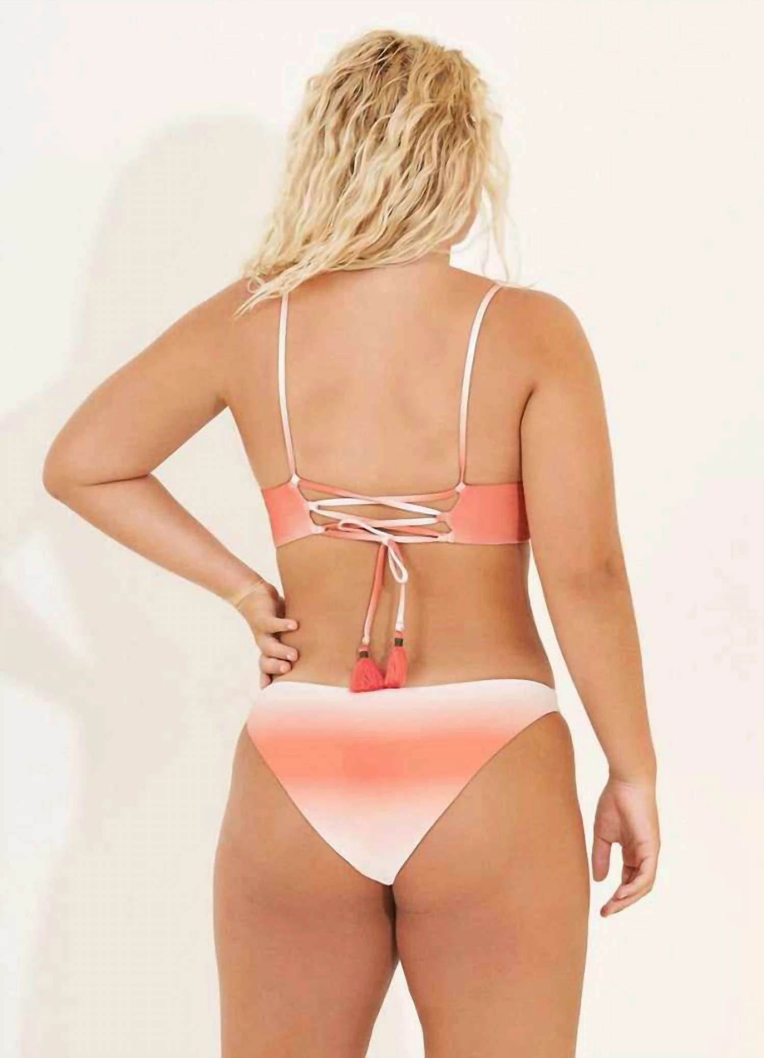 Reversible Sporty Bralette Top In Pink