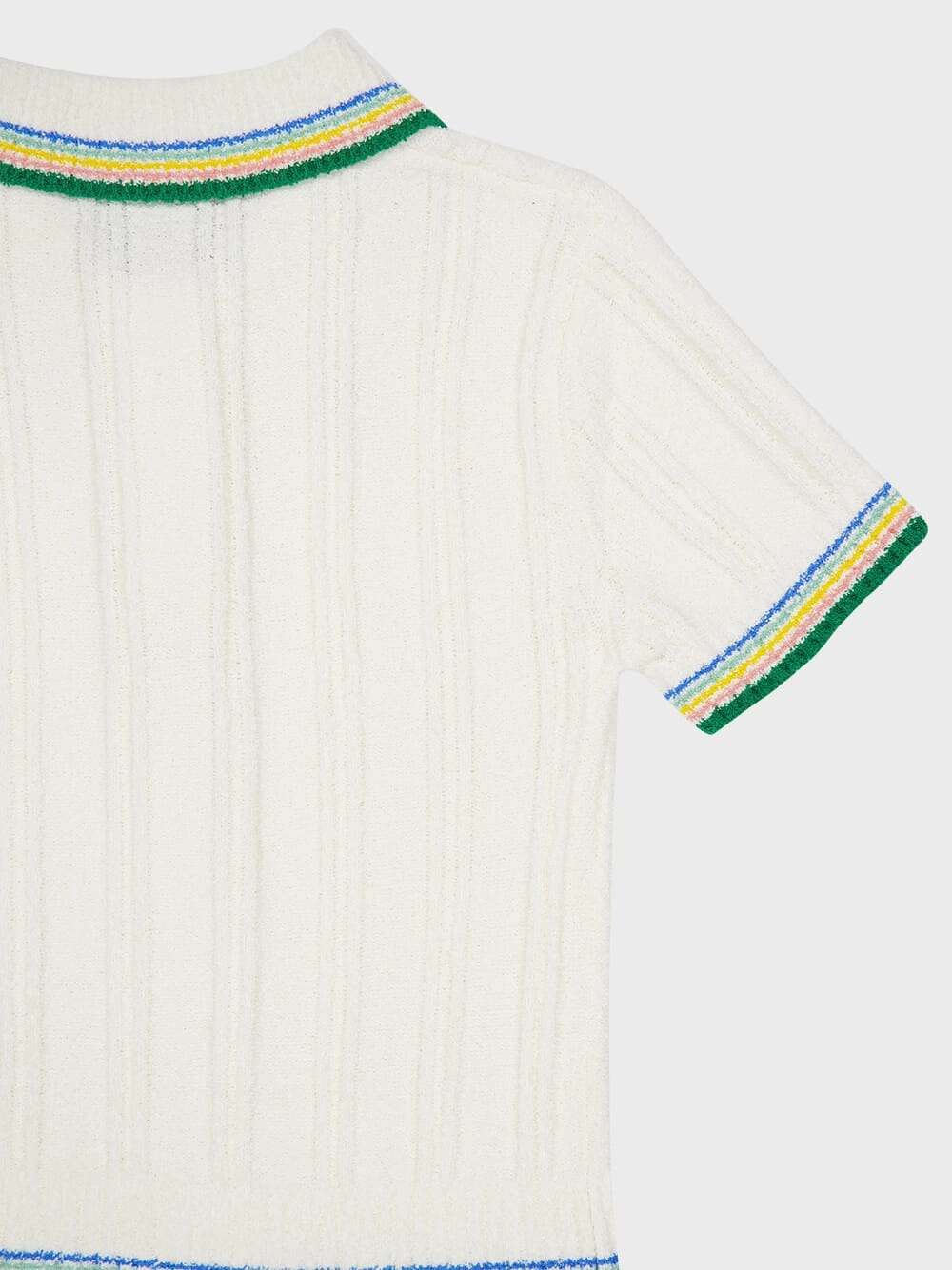 Rib Boucle Polo Shirt