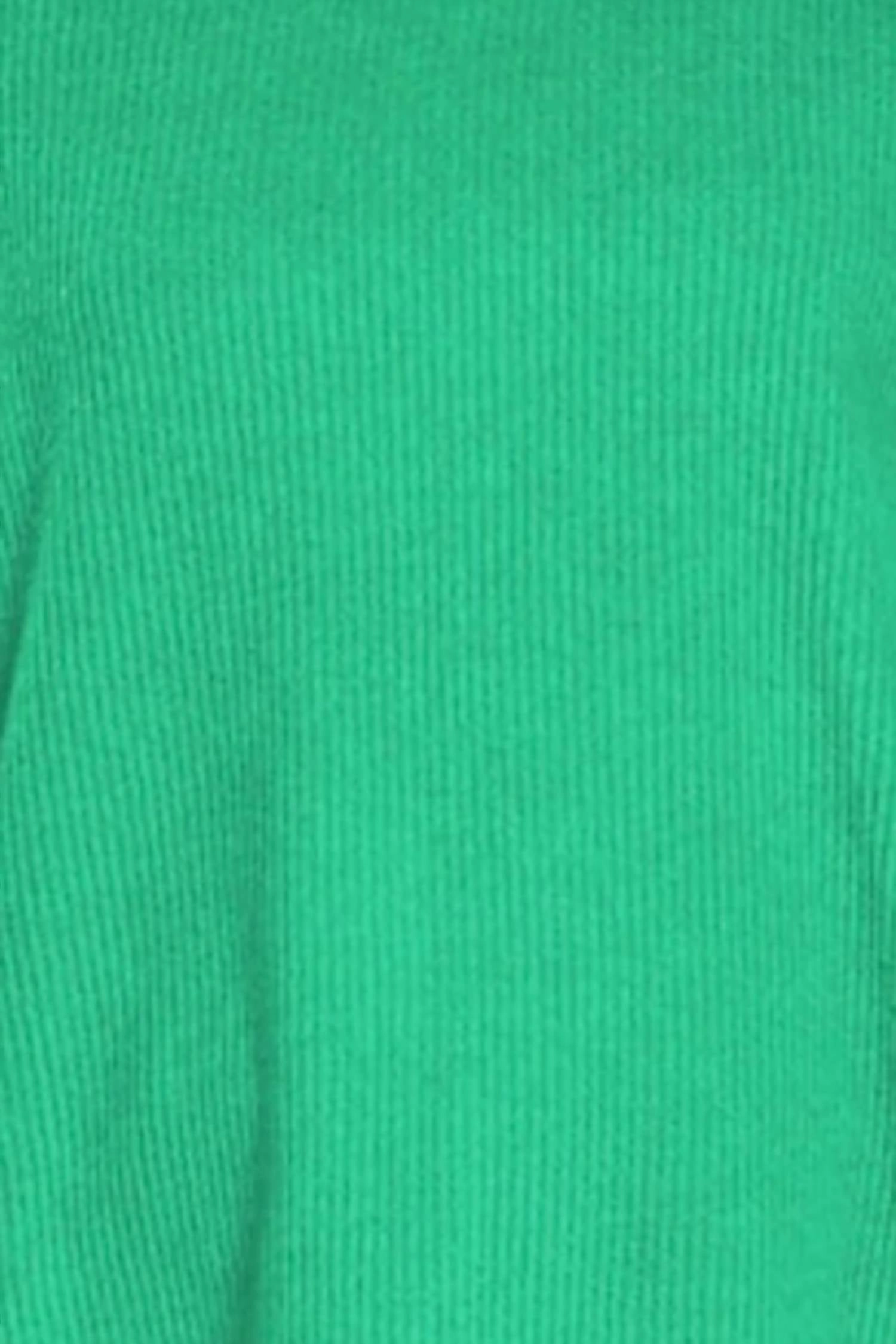 Ribbed Dolman Crewneck Sweater In Kelly Green