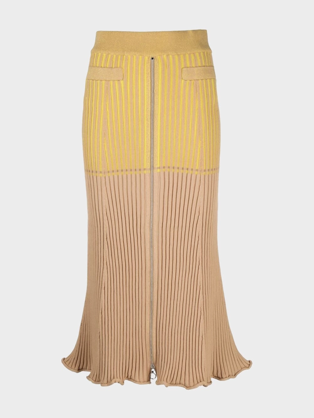 Ribbed Midi Skirt Knitwear Womens - women's knitwear cheap