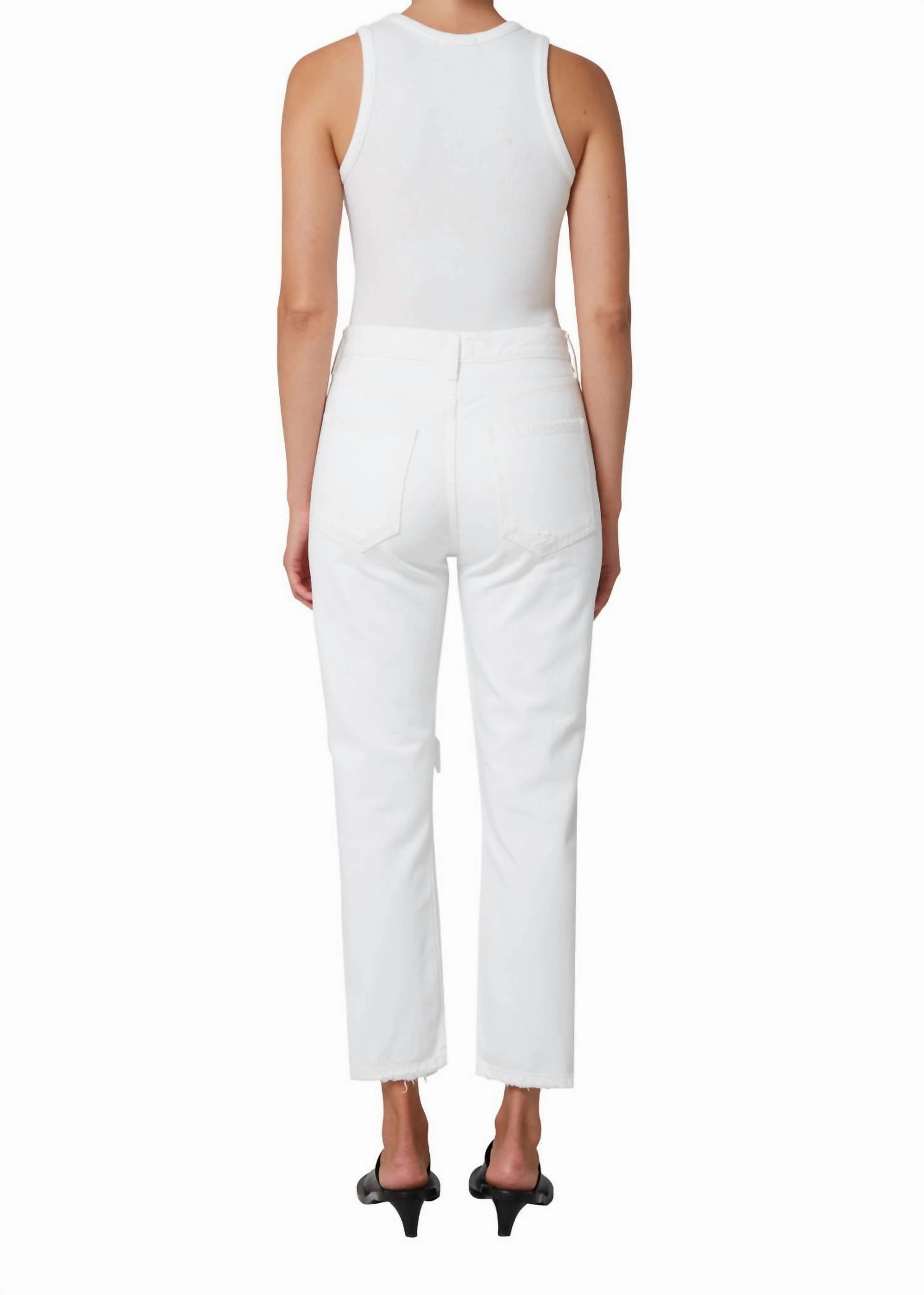 Riley Crop Straight Jean In Slant S22