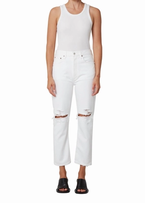 Riley Crop Straight Jean In Slant S22 womens capris online shop