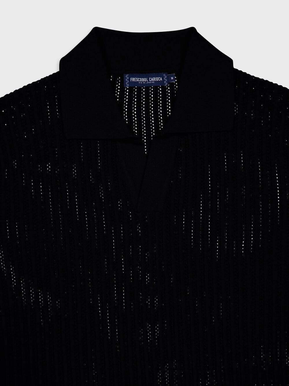 Rino Chain Stitch Knit Polo