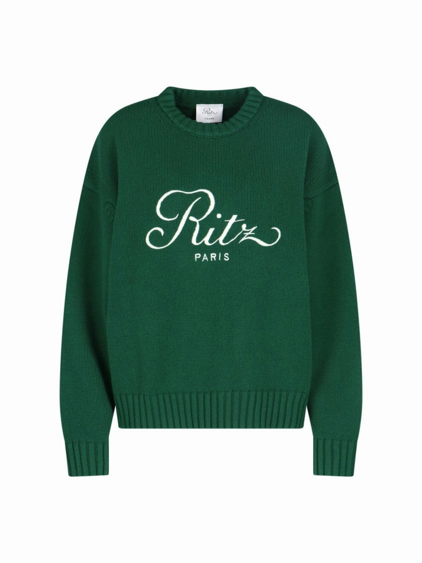 Ritz" Cashmere Sweater ?C Green