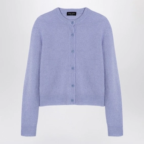 Roberto Collina Women's blue Cashmere Blend Cardigan Tops Womens - ruffle blouses