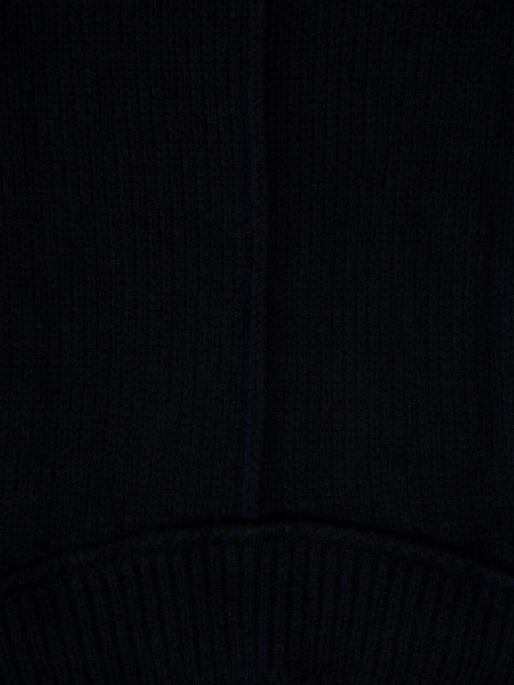 Roll-Neck Knitted Wool Sweater