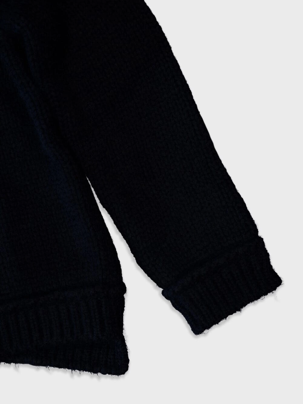 Roll-Neck Knitted Wool Sweater