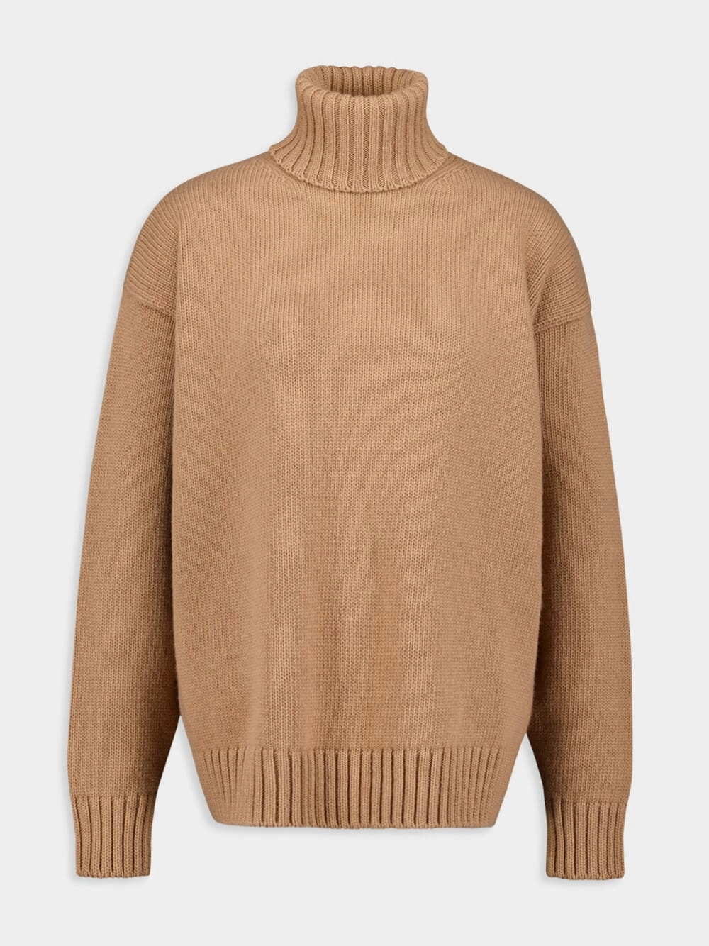 Roll-Neck Virgin-Wool Jumper Knitwear Womens - women's knitwear cheap