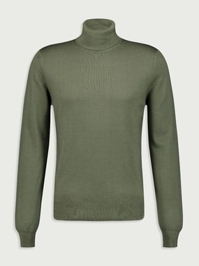 Roll-Neck Virgin-Wool Jumper Knitwear Mens - men's sweaters sale