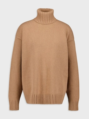 Roll-Neck Virgin-Wool Jumper Knitwear Womens - women's knitwear cheap