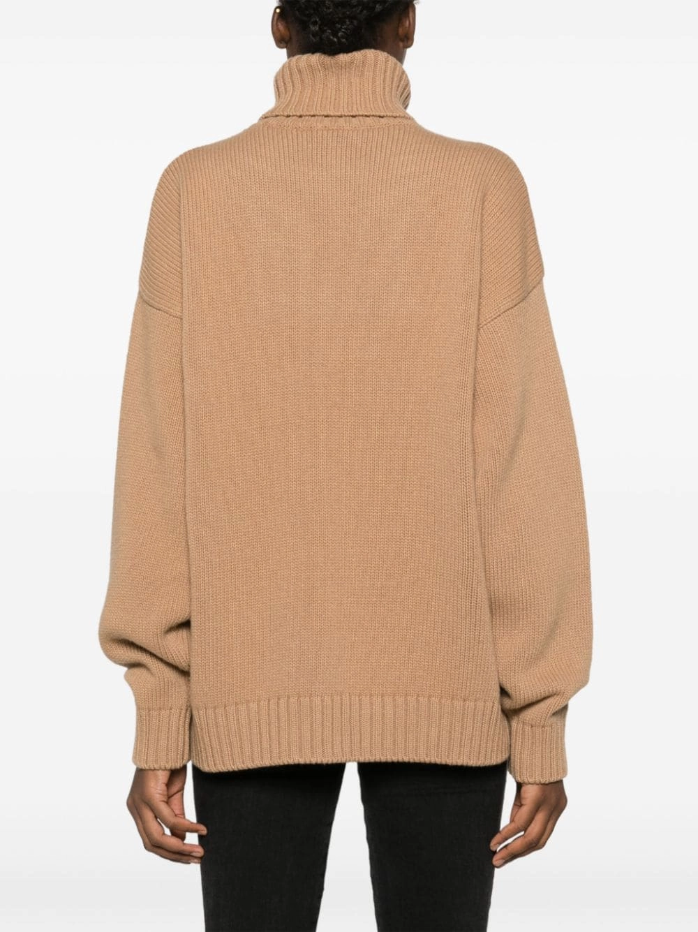 Roll-Neck Virgin-Wool Jumper