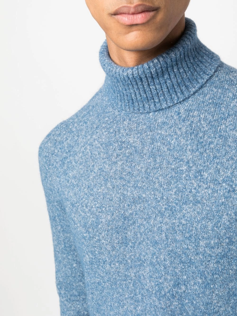 Roll-Neck Wool-Blend Jumper