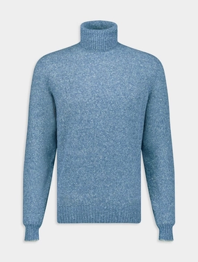 Roll-Neck Wool-Blend Jumper Knitwear Mens - men's sweaters sale