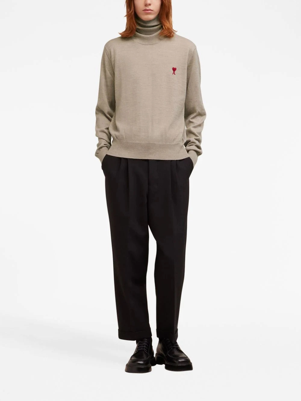 Roll-Neck Wool Jumper