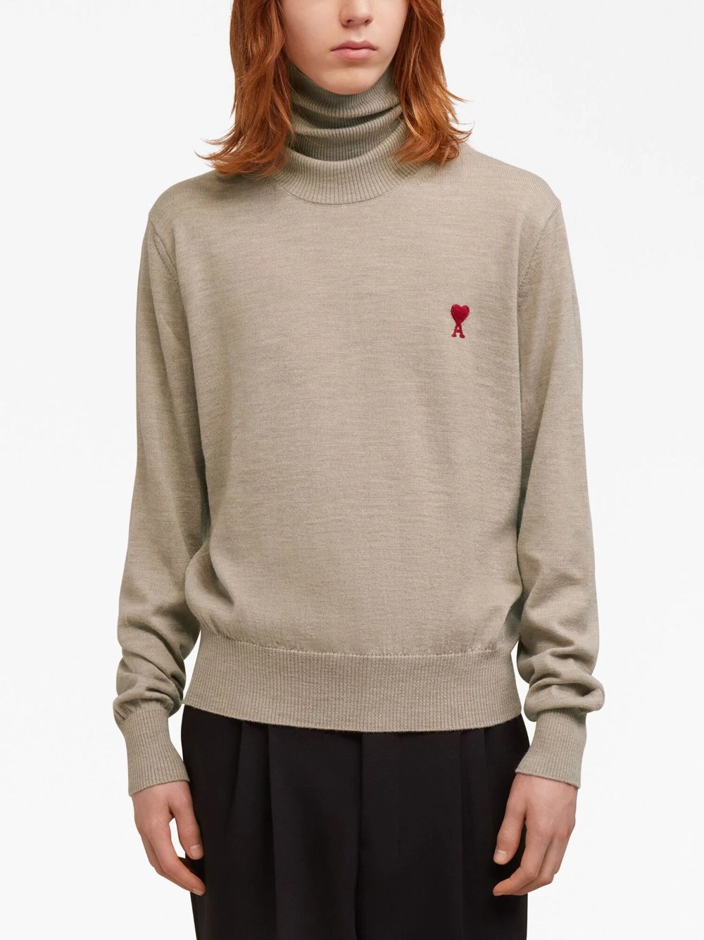 Roll-Neck Wool Jumper