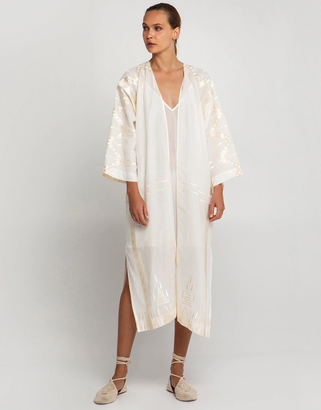 Roots Kimono - Natural and Champagne Swim Womens - bikinis clearance