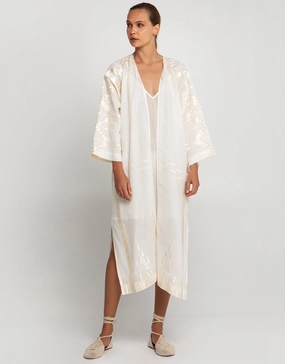 Roots Kimono - Natural and Champagne Swim Womens - bikinis clearance