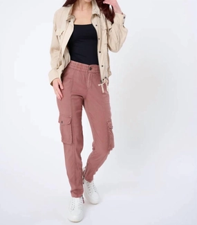 Roqua Pant In Sienna womens linen pants discount