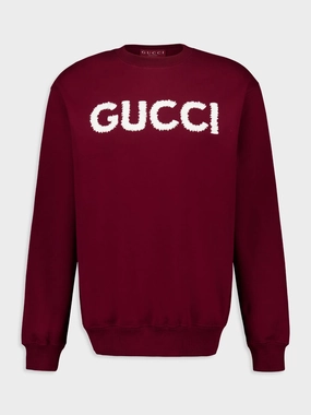 Rosso Ancora Red Embroidered Cotton Sweatshirt Tops Mens - thermal tops