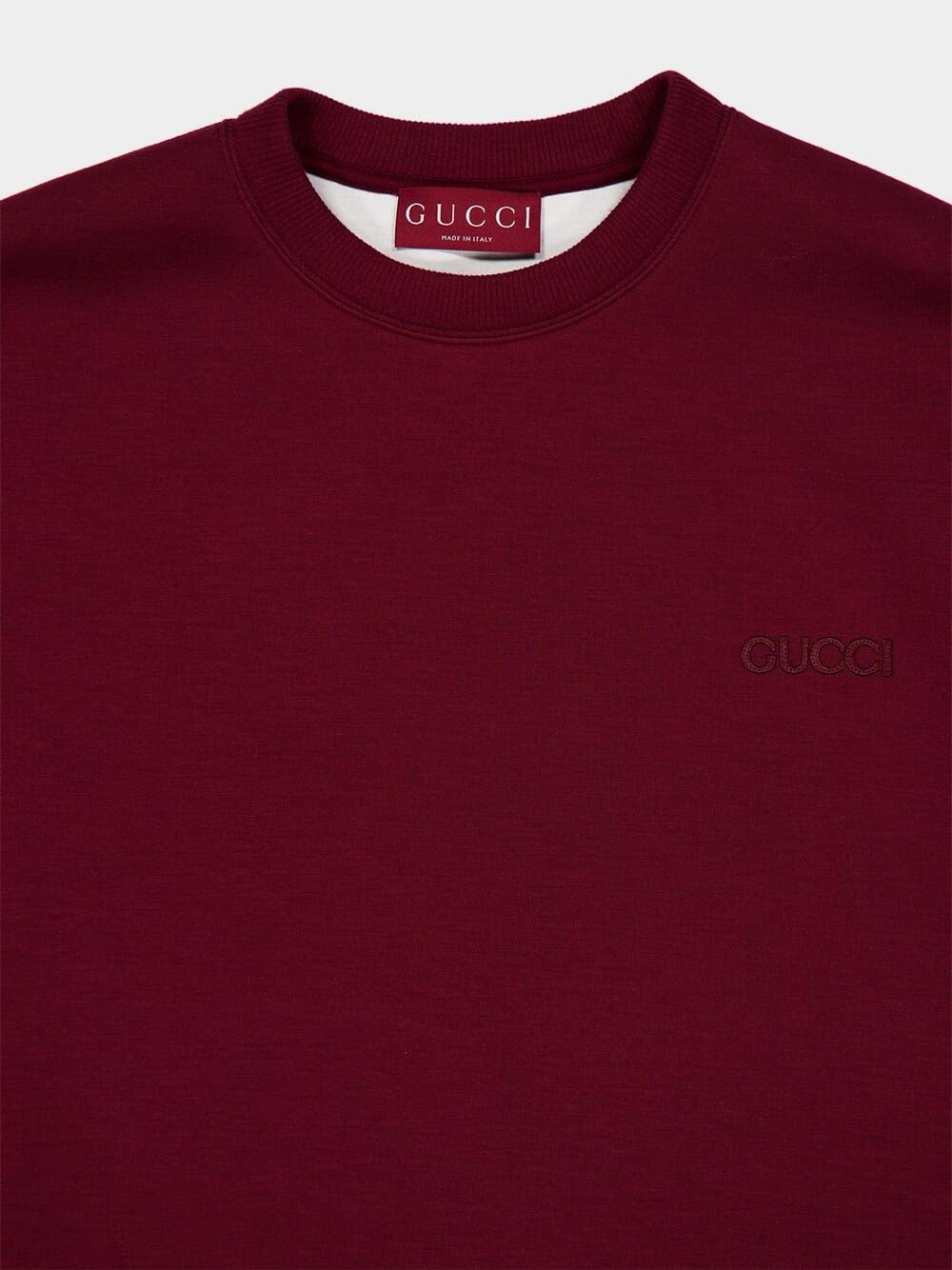 Rosso Ancora Viscose Jersey Sweatshirt