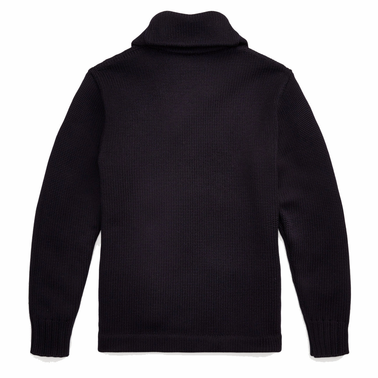 RRL by Ralph Lauren Appliqued Wool Cardigan Navy