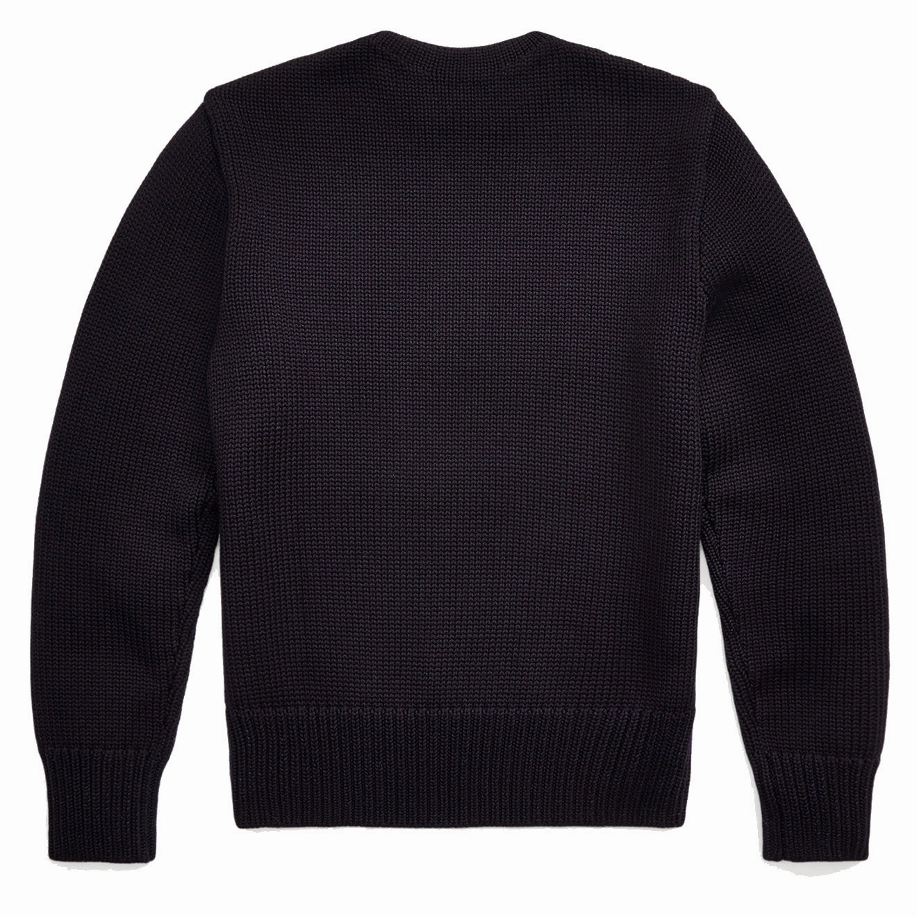 RRL by Ralph Lauren Appliqued Wool Jumper Navy