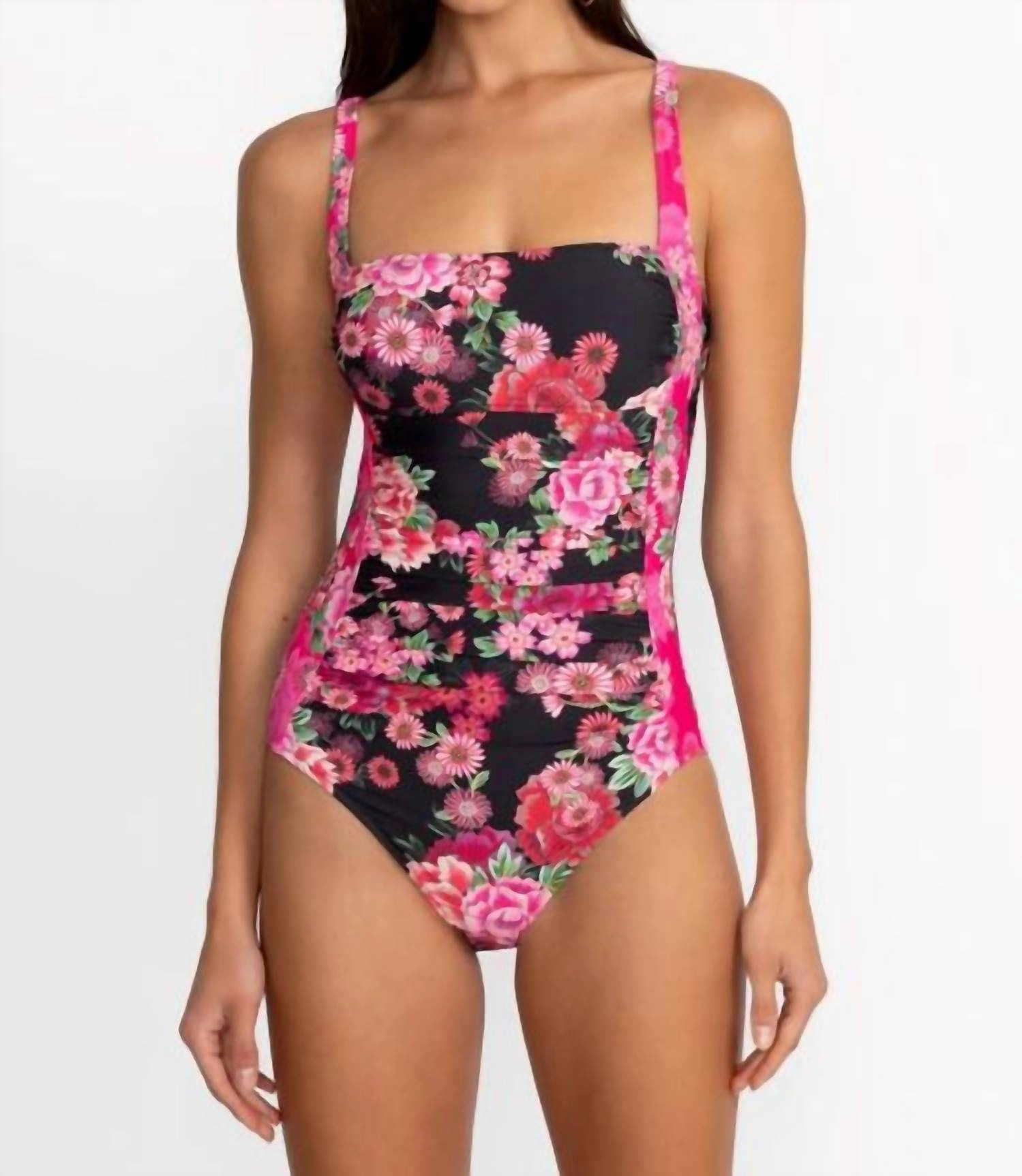 Ruched One Piece In Blum Swim Womens - padded bikinis cheap