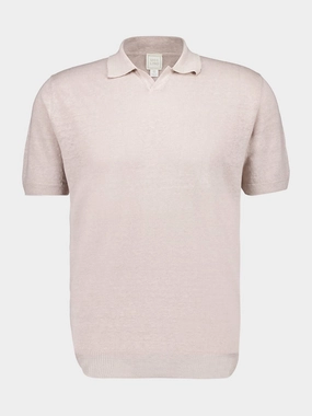 Safari Cream Short-Sleeve Knit Jumper Tops Mens - men's t-shirts outlet