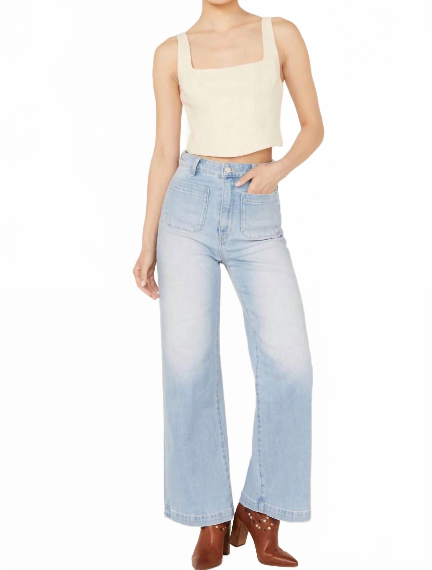 Sailor Jeans In Sophie Light Wash womens denim shorts discount