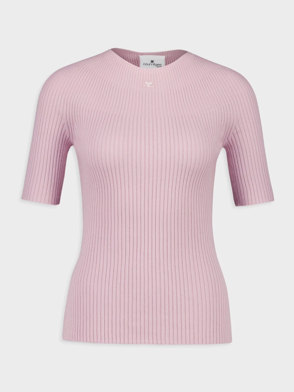 Salt Pink Solar Light Rib Sweater