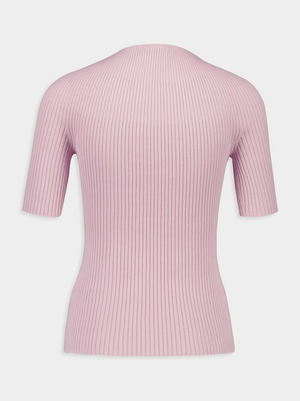 Salt Pink Solar Light Rib Sweater