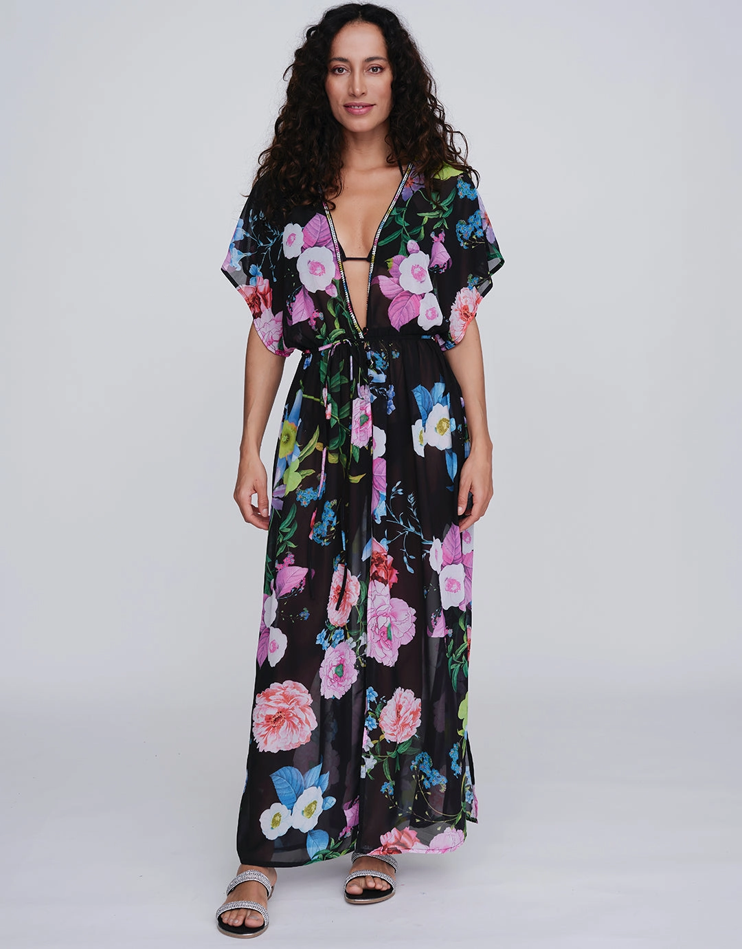 Samba Maxi Cover Up - Black