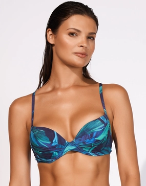 Sanctuary Moulded Underwired Bikini Top - Lagoon Swim Womens - beachwear discount