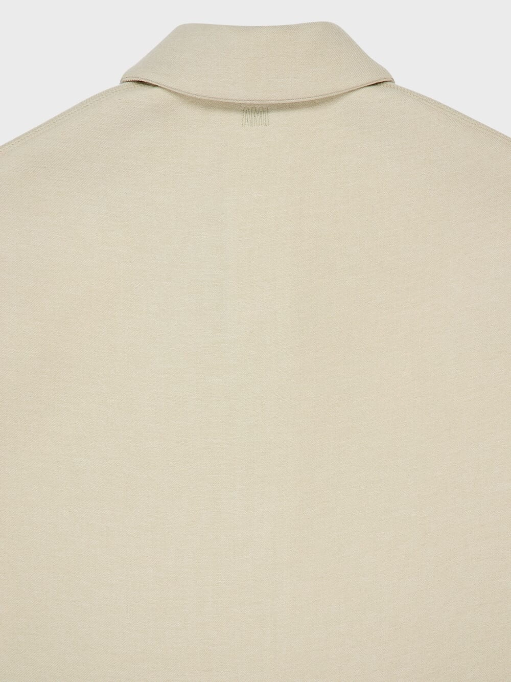 Sand Ami Cropped Wool-Viscose Polo