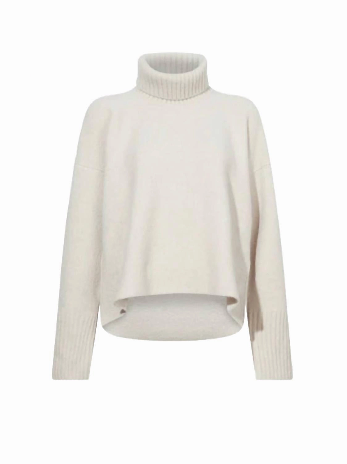 Sandra Turtleneck Sweater In Ecru