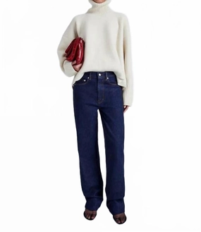 Sandra Turtleneck Sweater In Ecru Tops Womens - silk tops clearance