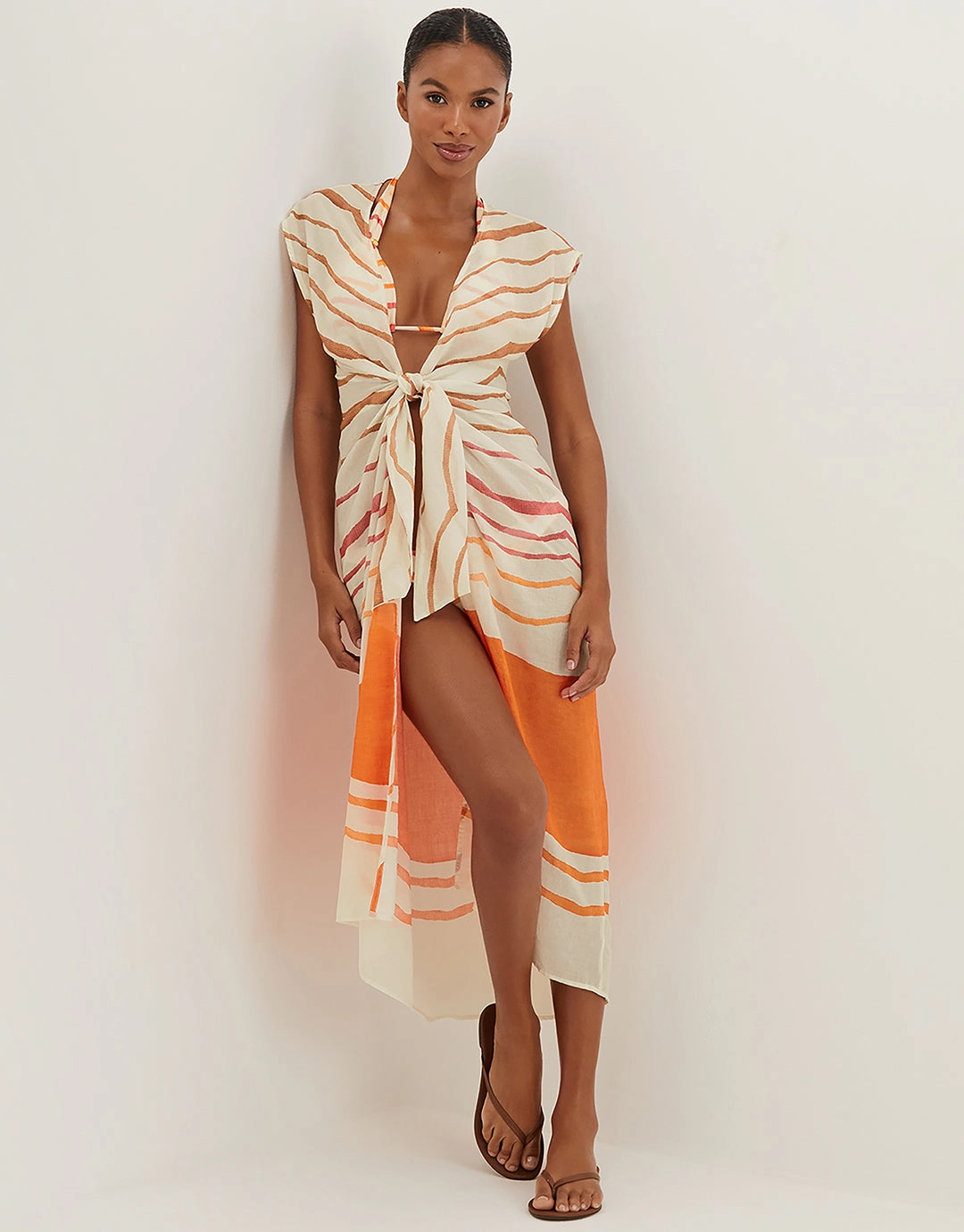 Sandstone Sasha Long Cover Up - Print Swim Womens - bikinis clearance