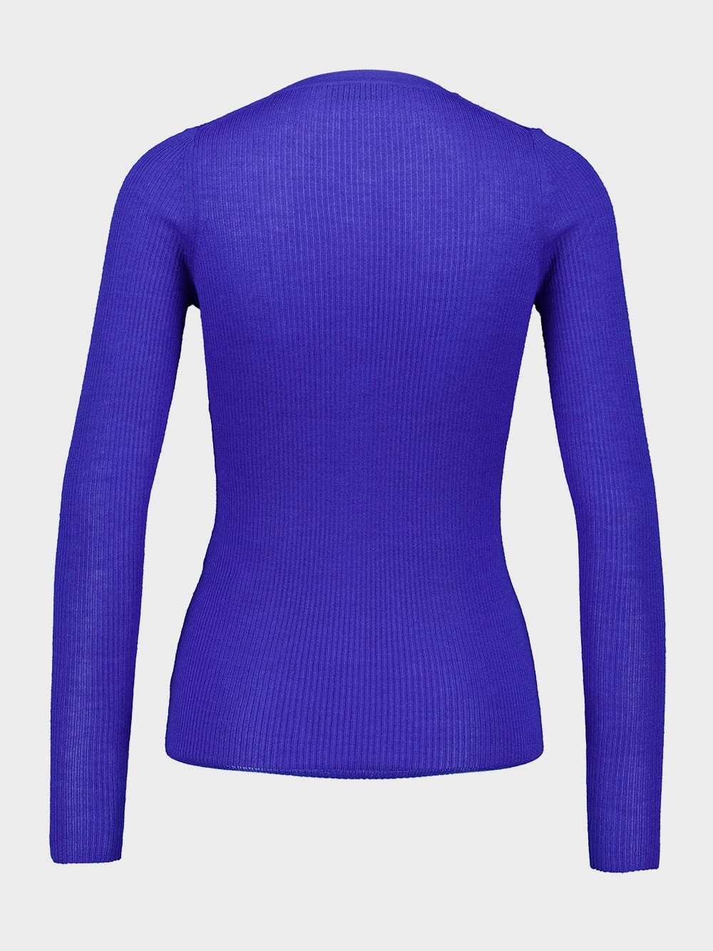 Sapphire Cashmere-Silk Henley Top